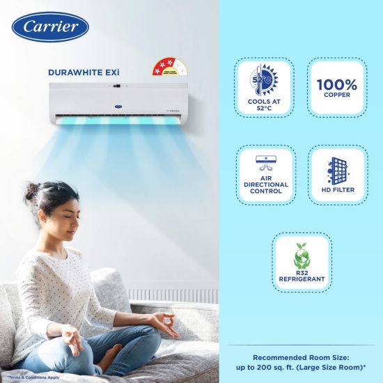 room size for 2 ton ac